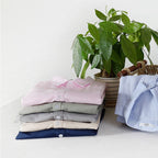 Brand Men's Short Sleeve Button-Down Shirt Linen Blend Casual Summer Top — Image 9