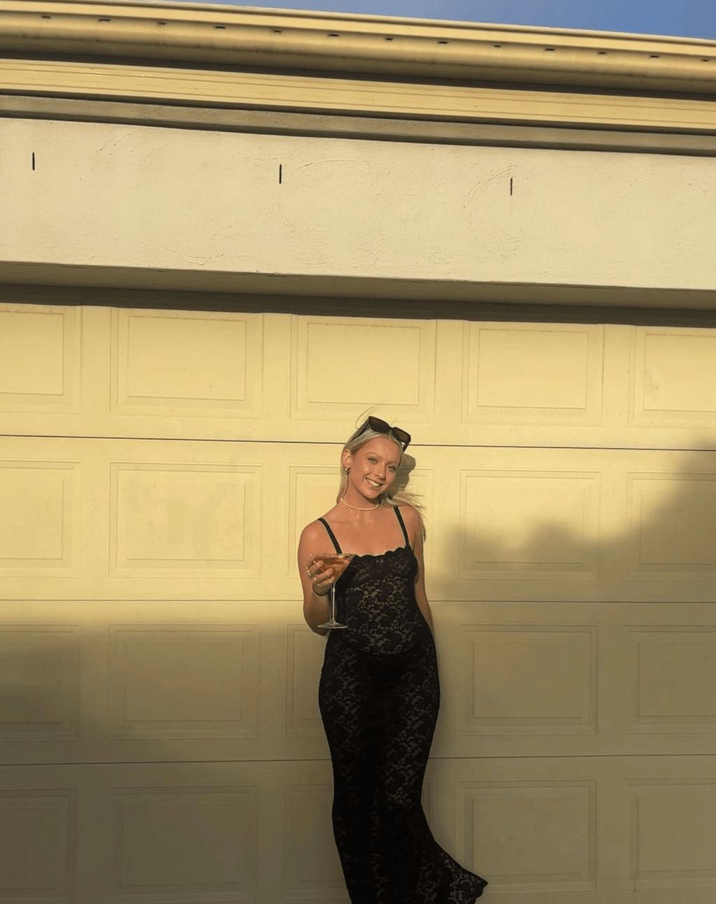Elegant Black Lace Evening Gown - Women's Sleeveless Floor-Length Dress — Image 2