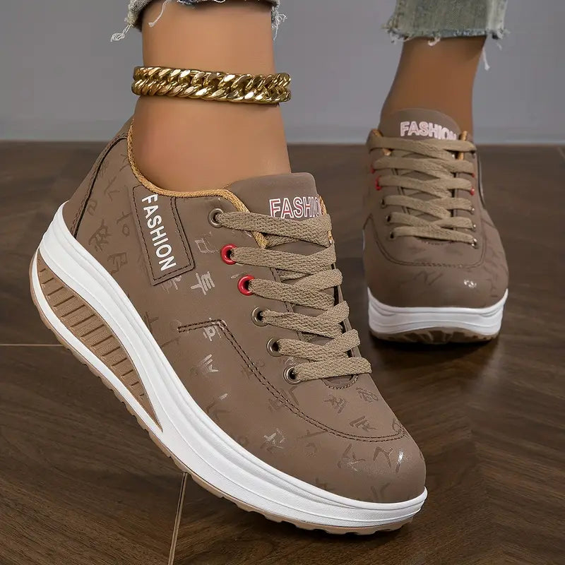 Fashion Women's Sneakers Breathable Lightweight Casual Walking Shoes — Image 7