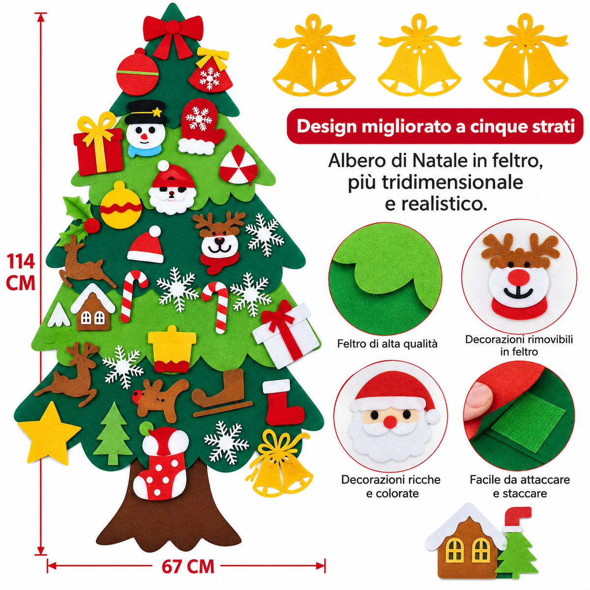 Albero di Natale in Feltro