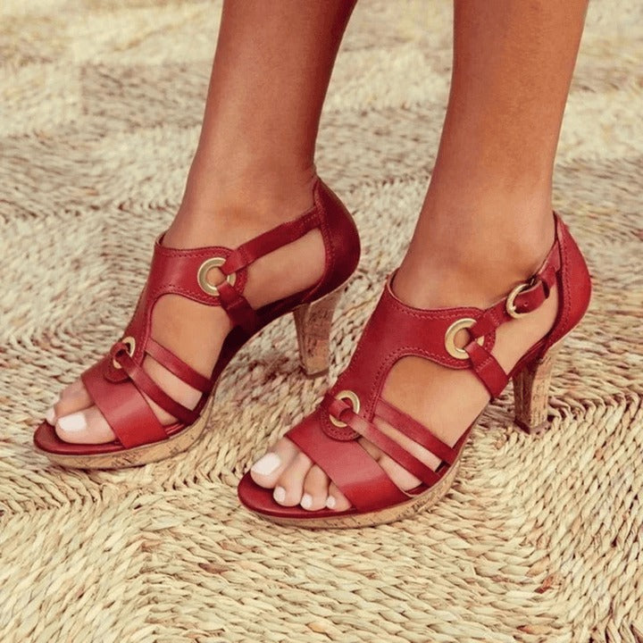 Brand Women's Slingback Sandals Open Toe Low Heel Adjustable Strap Summer Shoes Various Colors — Image 3