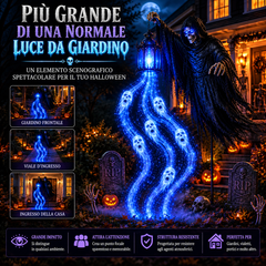 Cavaliere Senza Testa™ – Decorazione Luminosa di Halloween per Giardino