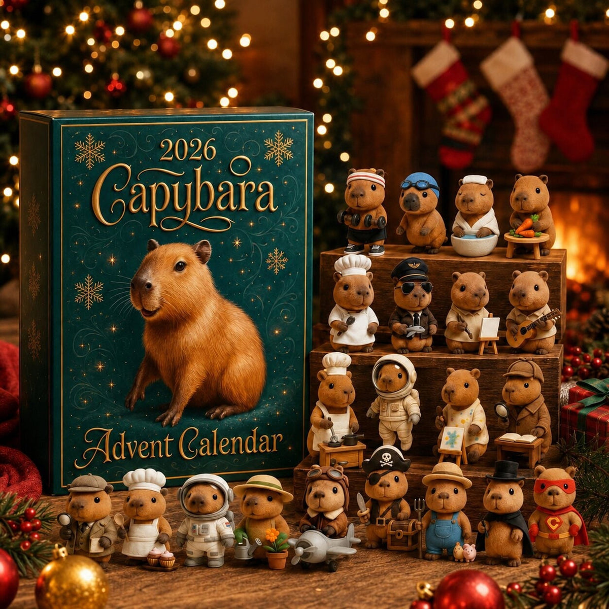 Calendario dell'Avvento Capybara 2026 - immagine 1