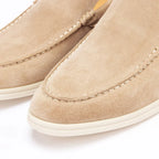 Brand Men's Suede Loafers Brown Comfortable Slip-On Moccasins — Image 15