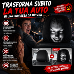 Copertura Sedile Auto Spaventosa per Halloween e Scherzi Divertenti