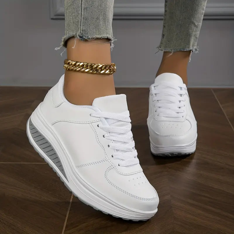 Fashion Women's Sneakers Breathable Lightweight Casual Walking Shoes — Image 3