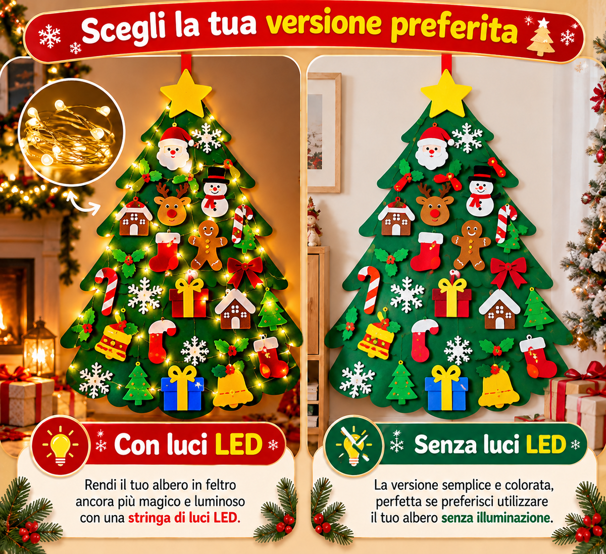 Albero di Natale in Feltro