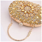 Crystal Evening Clutch Purse Rhinestone Handbag, Assorted Colors — Image 9