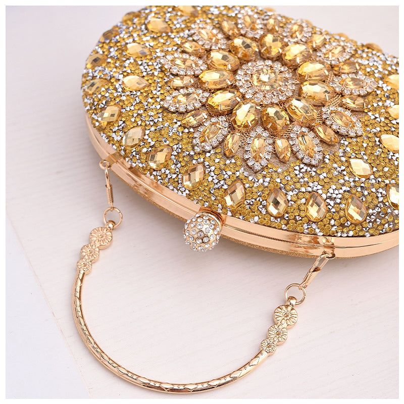 Crystal Evening Clutch Purse Rhinestone Handbag, Assorted Colors — Image 9