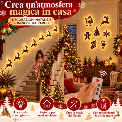 🎄 Renne Luminose LED – Decorazione Natalizia Magica