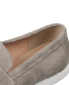 Men's Suede Loafers Slip-On Dress Shoes Comfortable Cushioned Insole Durable Sole Gray — Image 8