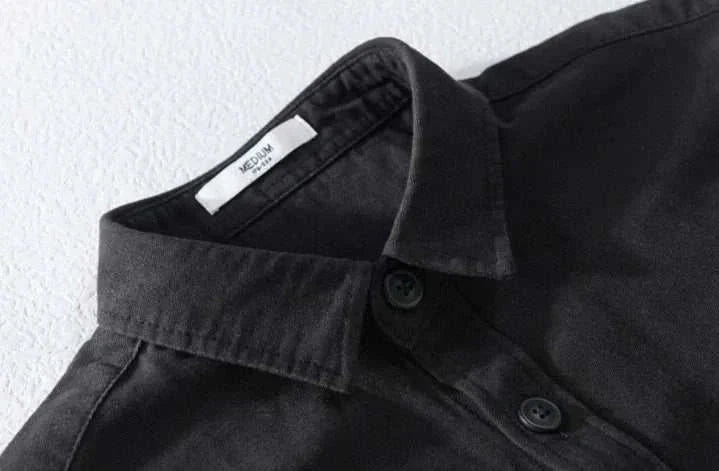 Men's Casual Short Sleeve Shirt Cotton Blend Lightweight Summer Top with Chest Pockets — Image 16