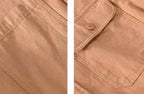 Men's Casual Short Sleeve Shirt Cotton Blend Lightweight Summer Top with Chest Pockets — Image 11