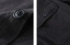 Men's Casual Short Sleeve Shirt Cotton Blend Lightweight Summer Top with Chest Pockets — Image 17