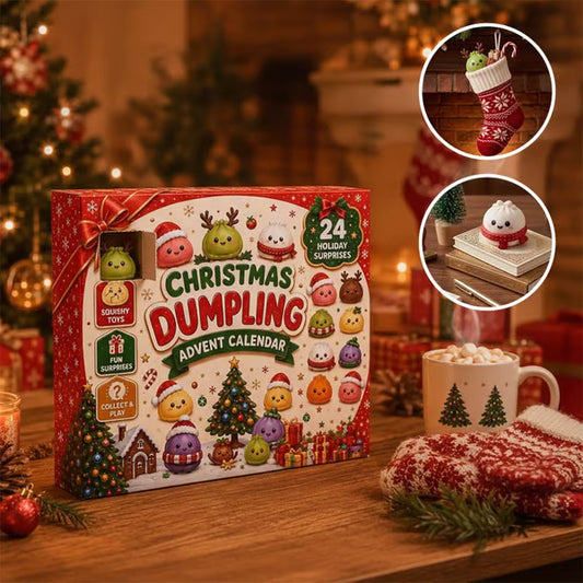 Calendario dell'Avvento 2026 Christmas Dumpling - 24 Squishy da Collezione